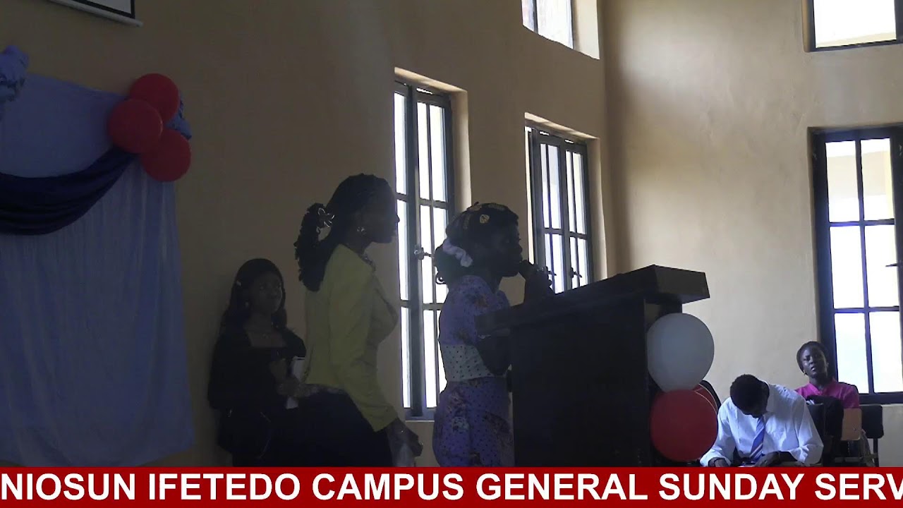 JOINT CHRISTIAN CAMPUS FELLOWSHIP UNIOSUN IFETEDO CAMPUS SUNDAY SERVICE