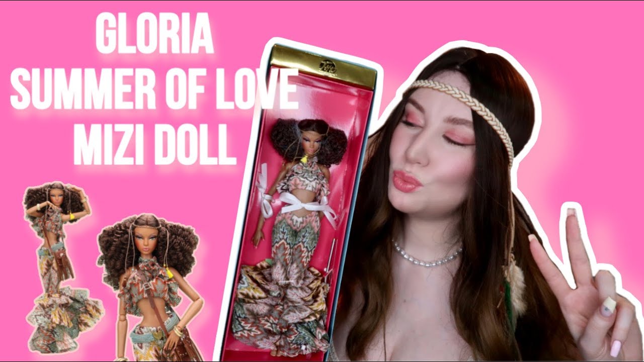 Обзор и распаковка куклы SUMMER OF LOVE GLORIA Хиппи от Mizi Doll  (JHD Doll KATIEGIRL)