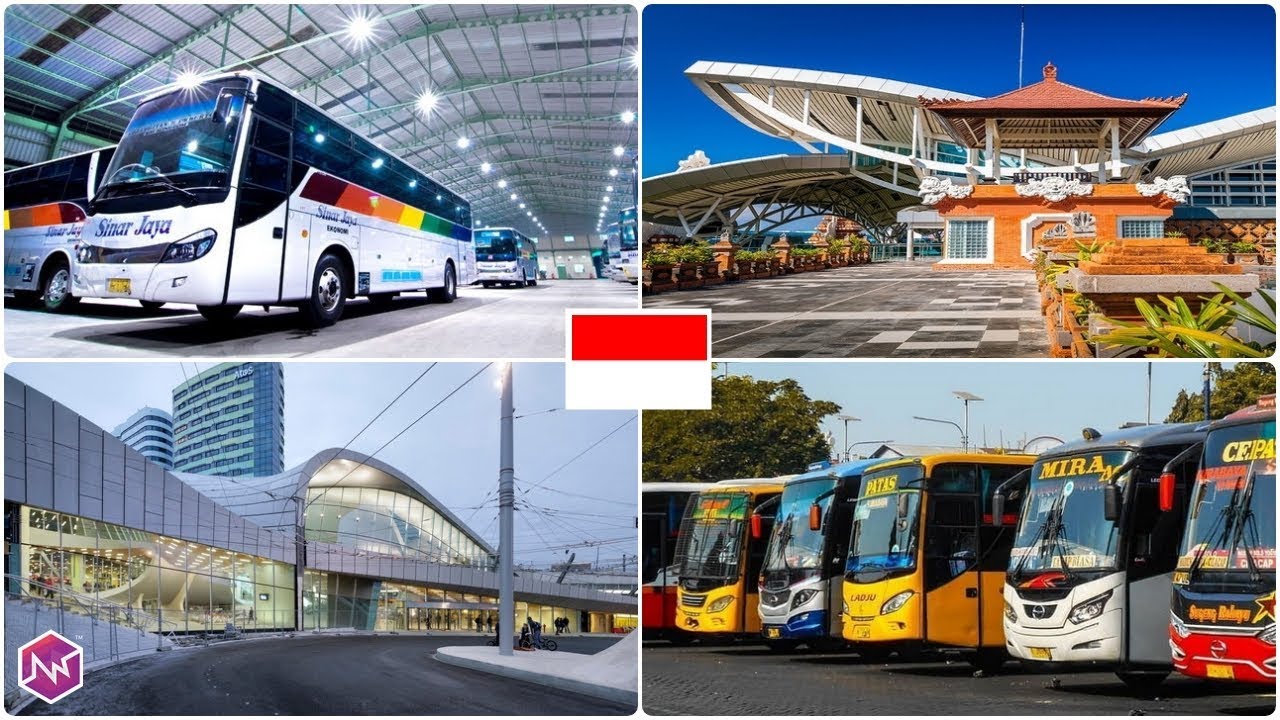 TERMINAL BUS TERBESAR dan TERMEGAH di INDONESIA