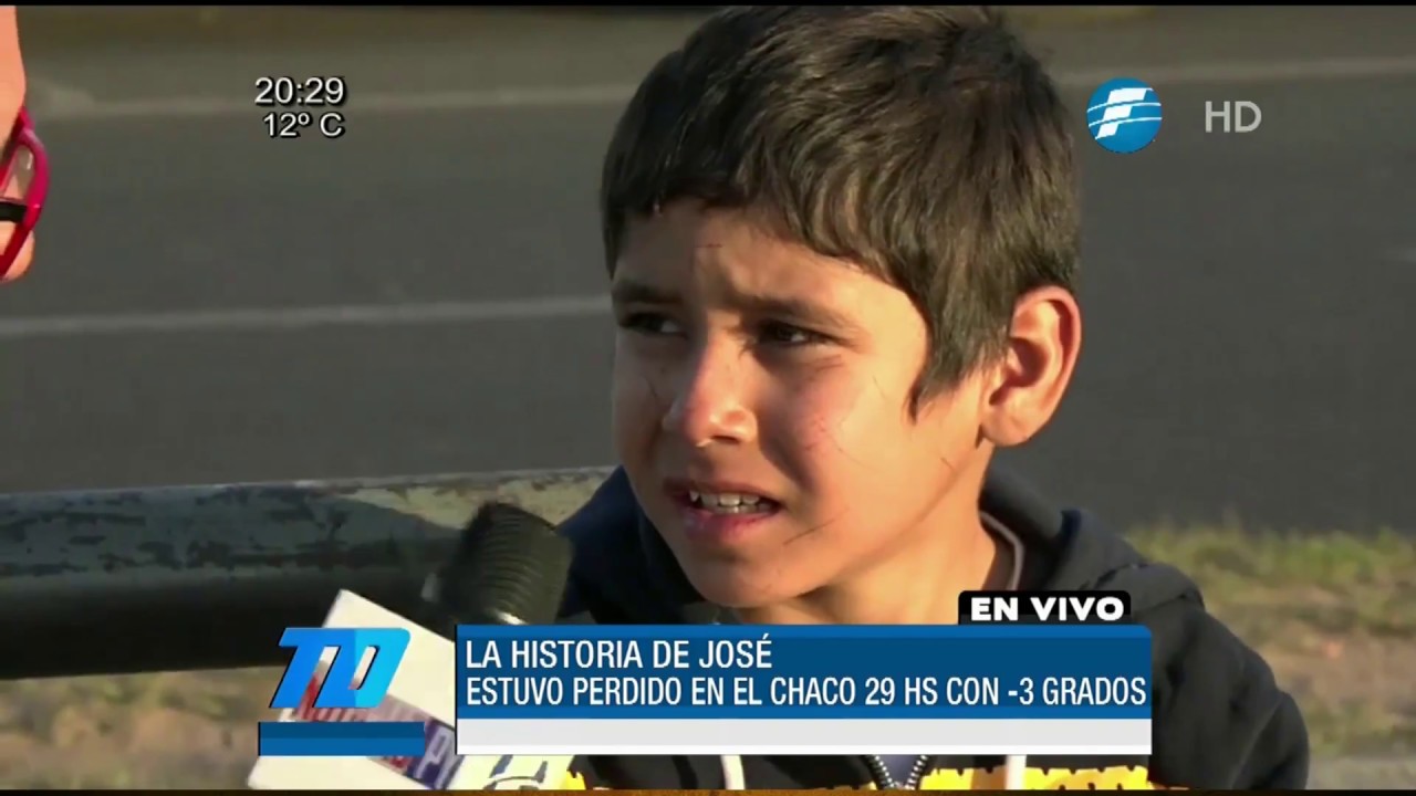 Niño cuenta como sobrevivió en el monte con -3 grados