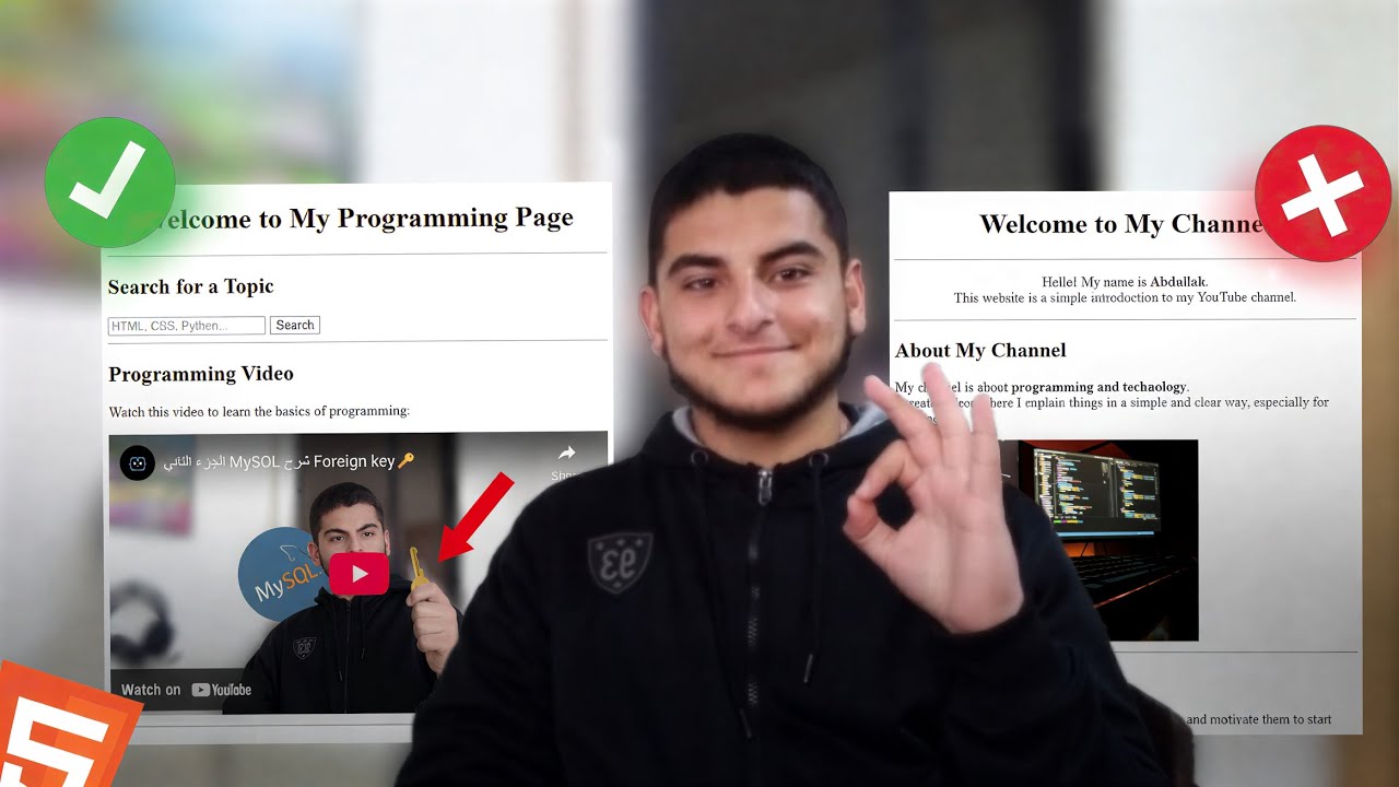 الجزء الثاني شرح HTML