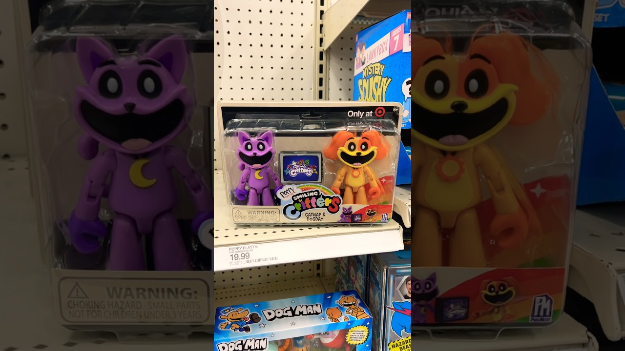 POPPY PLAYTIME SMILING CRITTERS TOYS @ TARGET! 