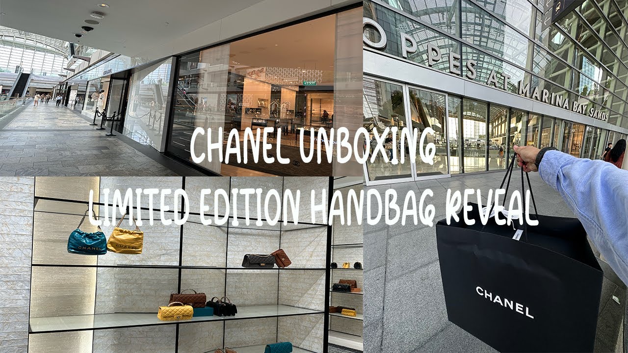 Shop with me !  At Chanel Boutique , Marina Bay Sands ~ 23A Collection