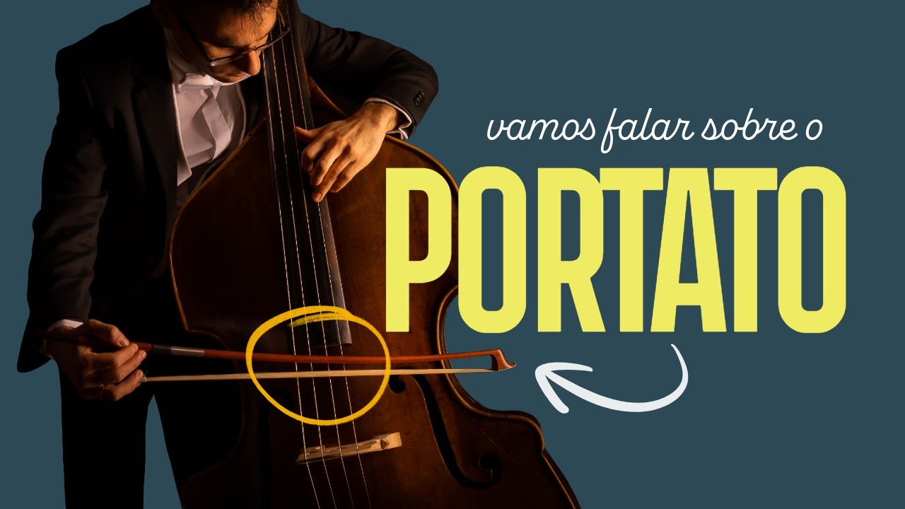 PORTATO no Contrabaixo Ac&uacute;stico com Arco