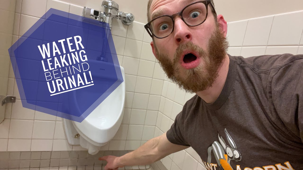 LEAKING BEHIND KOHLER URINAL FIX!