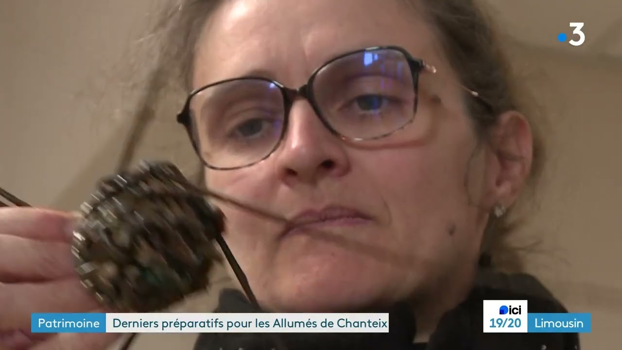Les allumés de Chanteix 2024, atelier de préparation : vannerie