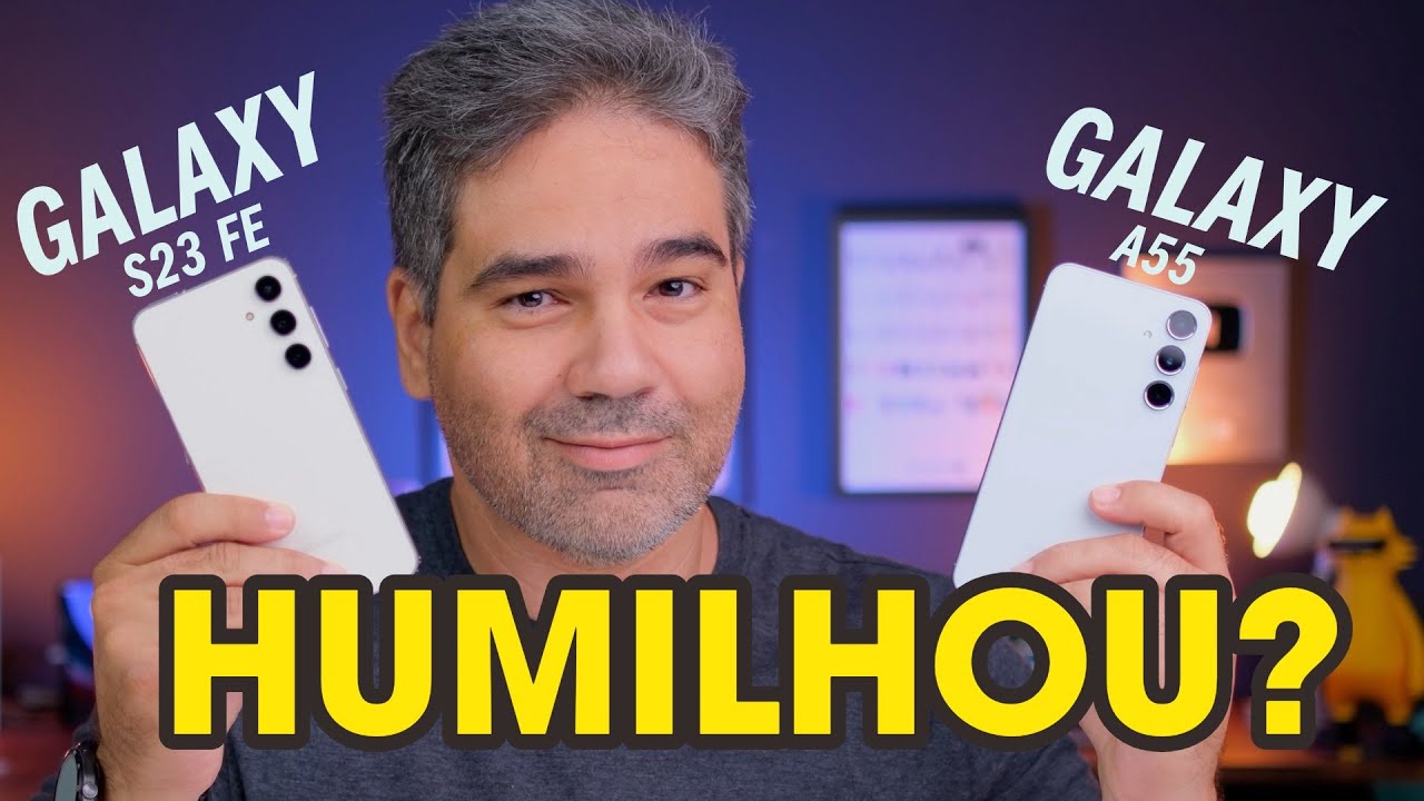 SAMSUNG GALAXY S23 FE HUMILHA GALAXY A55 NAS CÂMERAS! SERÁ MESMO?