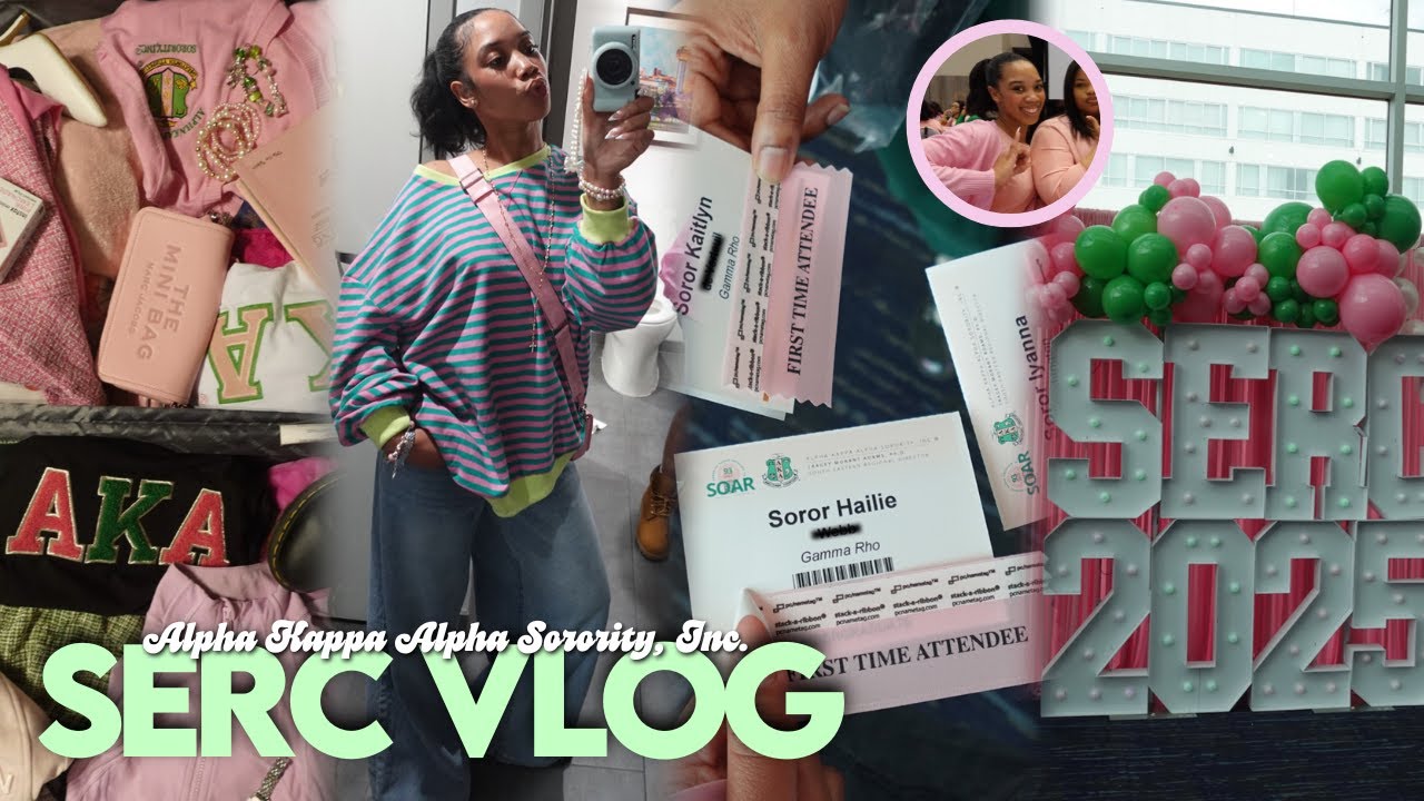 my first regional conference 💕 | alpha kappa alpha sorority , inc. SERC 2025 vlog | hailie zakira