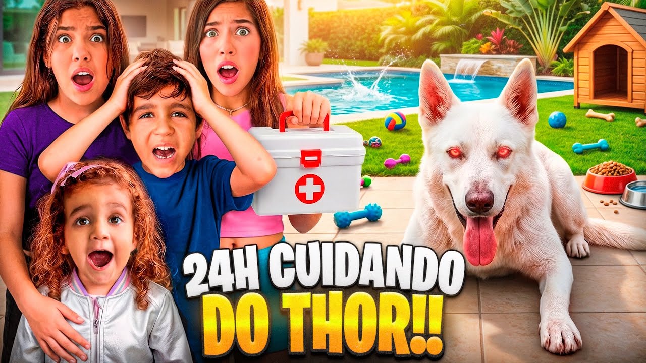 CUIDAMOS DO CACHORRO DAS IRMAS PINA POR 24H *Sobrevivemos? 😱