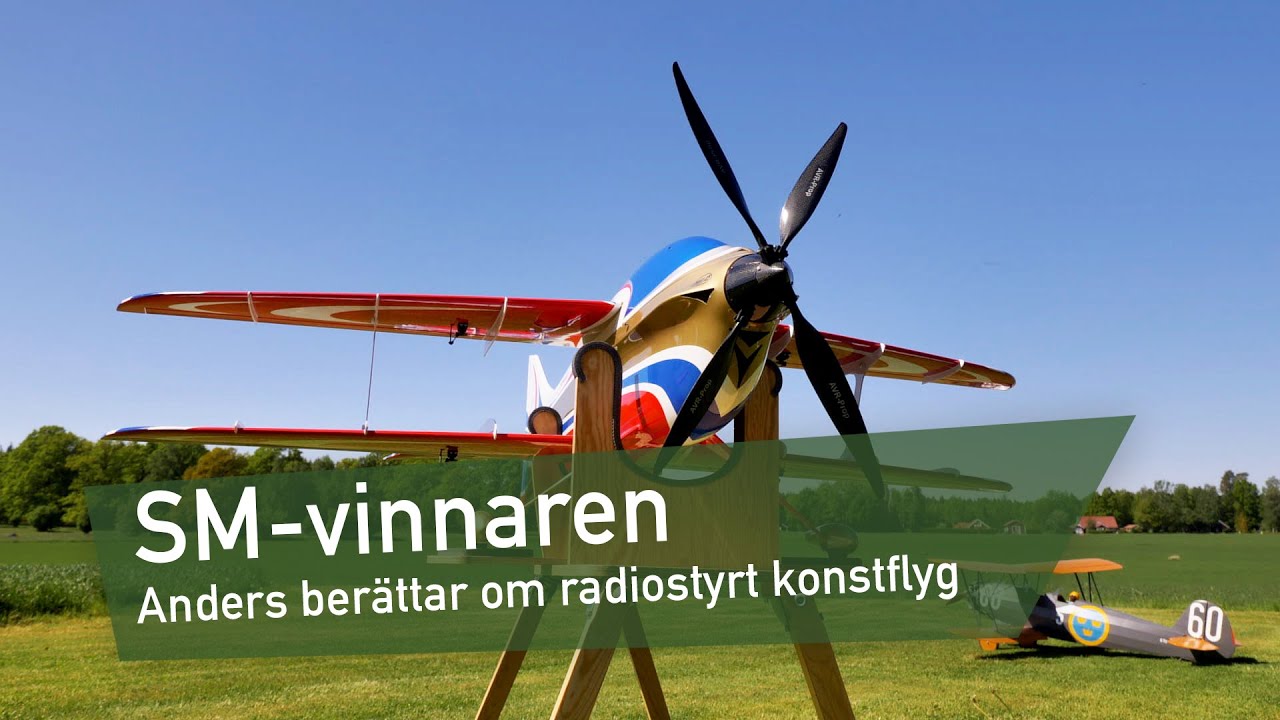 Anders Johansson berättar om radiostyrt konstflyg i klassen F3A