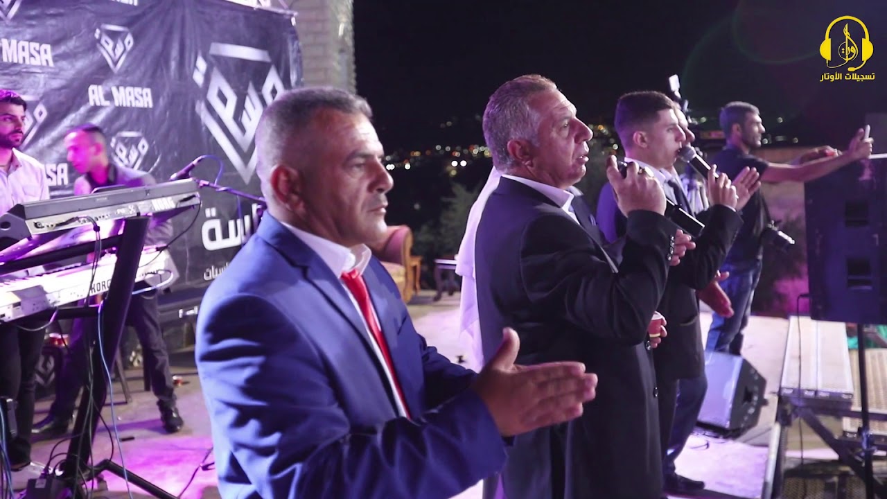 السحجة العربية الاصيلة مع الفنانين عصام وصهيب العمر حفل العريس باسل قرارية   الفندقومية 2018