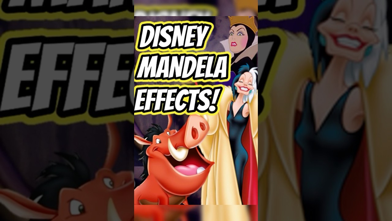 These Disney Mandela Effects...