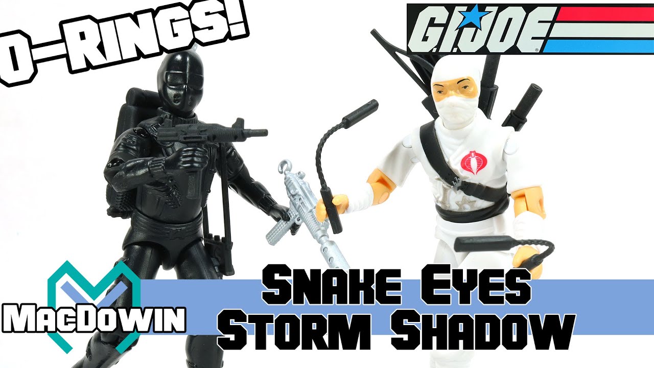 * SNAKE EYES & STORM SHADOW O-RING 2022 * | G.I. Joe Retro Series Action Figure Review | Hasbro