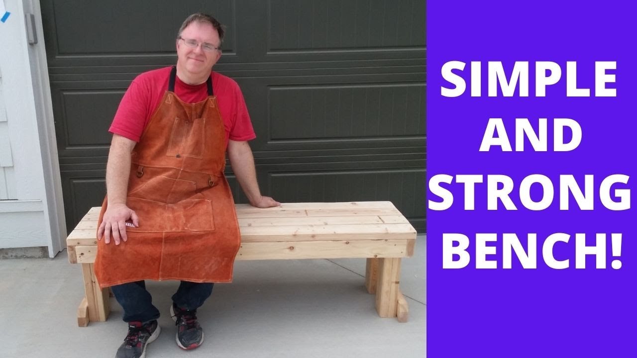 How to Build Your Own Simple and Sturdy DIY Garden Bench