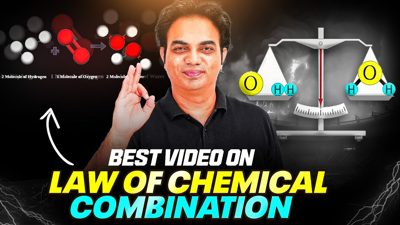 LAW OF CHEMICAL COMBINATION in 50 Minutes😱 | Complete Topic One Shot ⚡️| JEE Main & Advanced