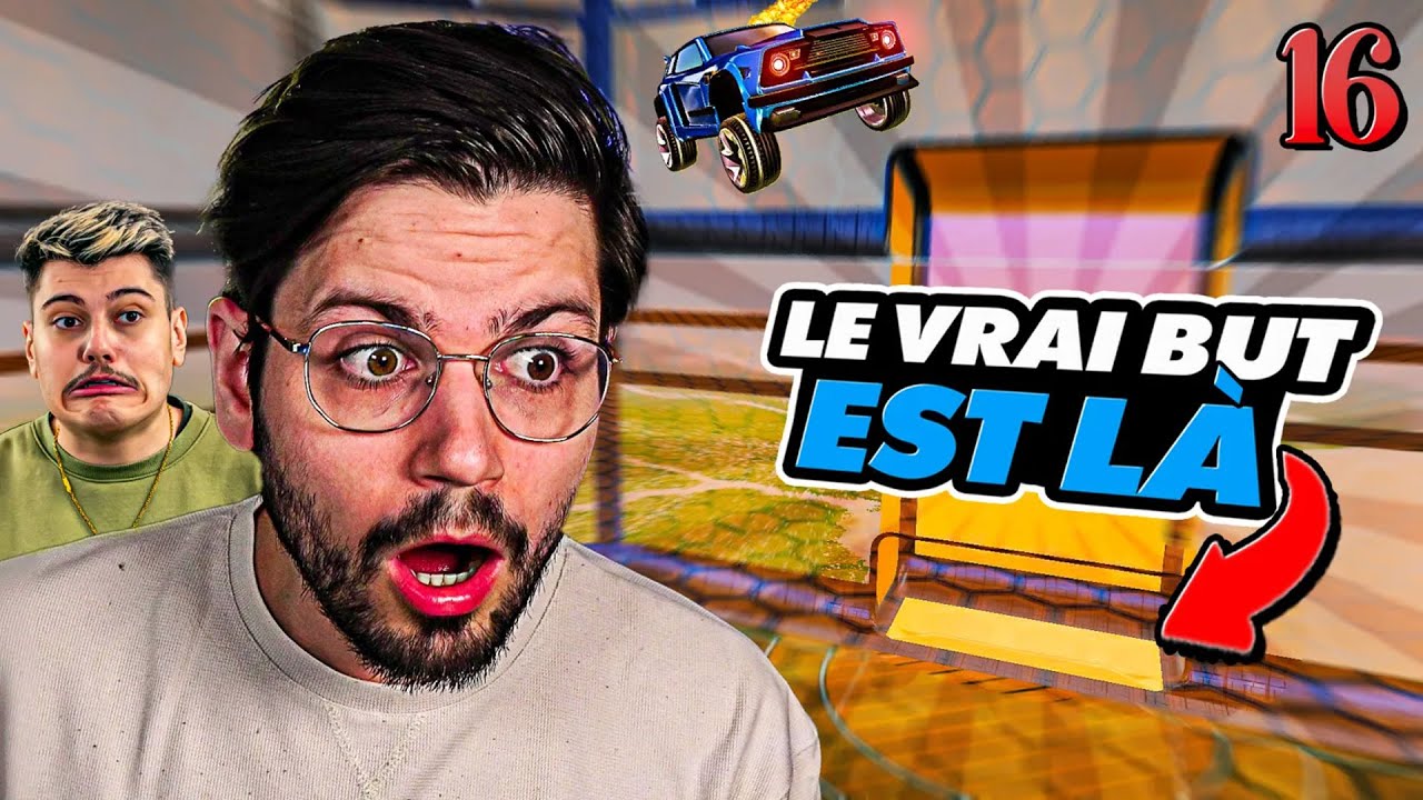 ROCKET LEAGUE MAIS LES BUTS SONT CACH&Eacute;S EN DESSOUS DU TERRAIN ?!