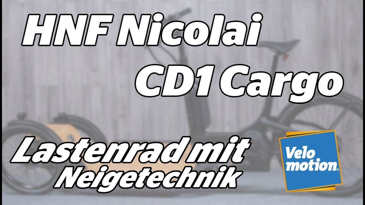 HNF Nicolai CD1 Cargobike im Check