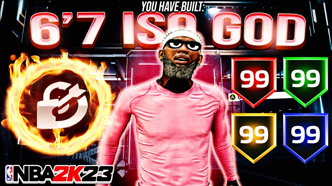 *NEW* BEST META 6'7 ISO BUILD in NBA 2K23 + BEST BADGES! THE BEST 6'7 ISO BUILD NBA 2K23!😱