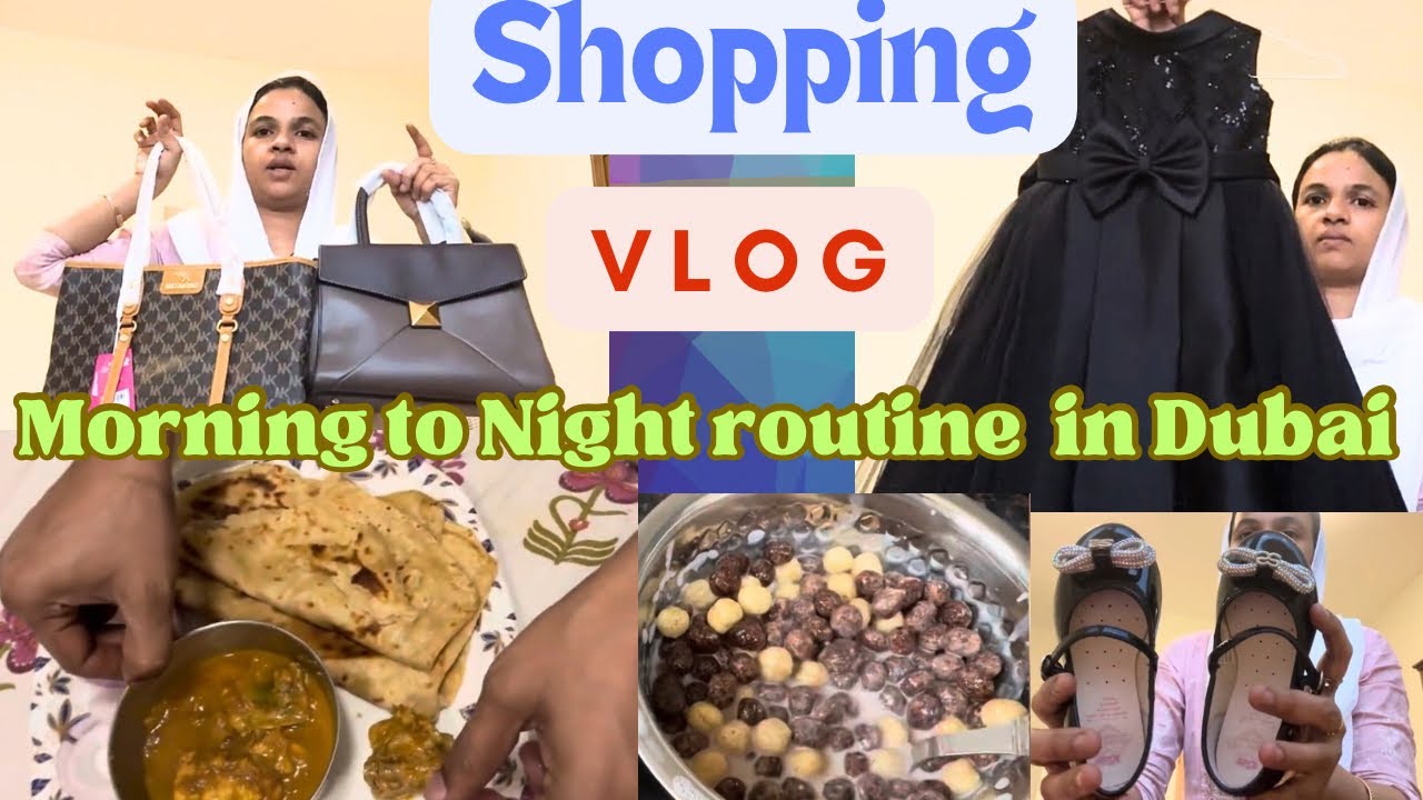 #DIML #vlog in telugu ||Morining to night routine in #Dubai||My #shopping 🛍️ haul||#intvtelugu