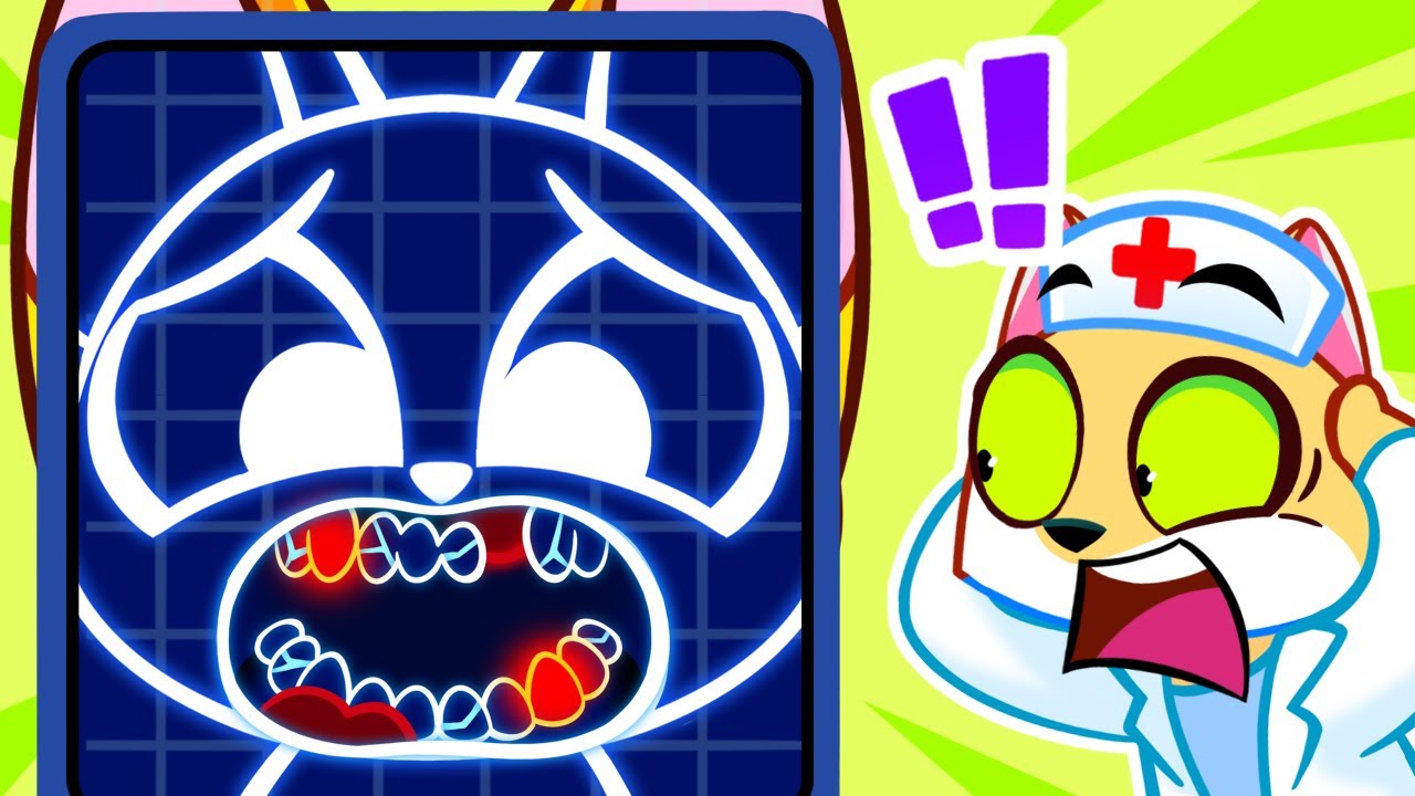 Teeth X-Ray 🦷 X-Ray Stories 👨‍⚕️Dentist Visit and Checkup ✔️Healthy Habits for Kids 😻Purr-Purr