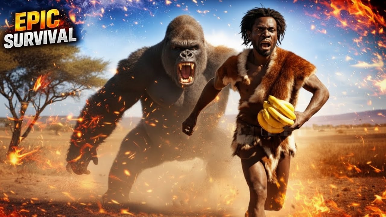 How Prehistoric Humans escape the King Kong ? Life Million Years Ago