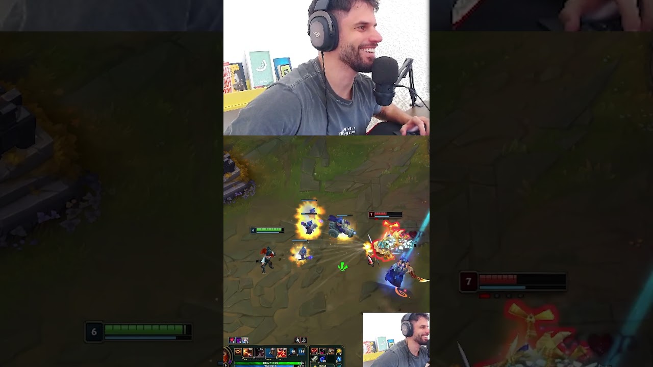 O YONE QUIS TROLLAR MINHA MISS FORTUNE AP... #shorts