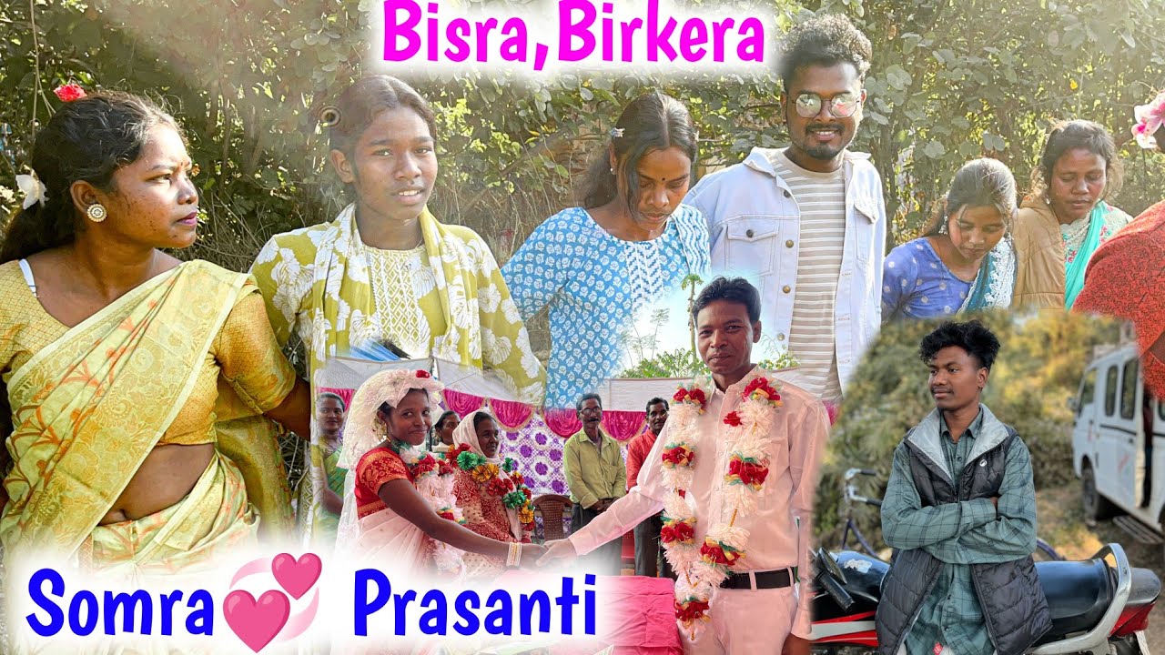 Part-1 Hum Toh Barat Chale Bhai Log 😍 || Somra💕Prasanti || Married Vlog Bisra,Birkera📍#lugun #vlog 