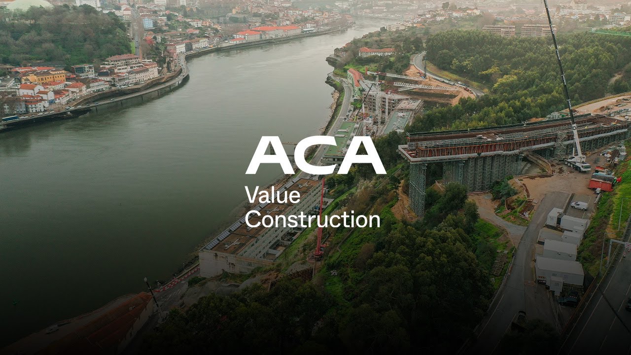 Construção da Ponte Ferreirinha - Metro do Porto