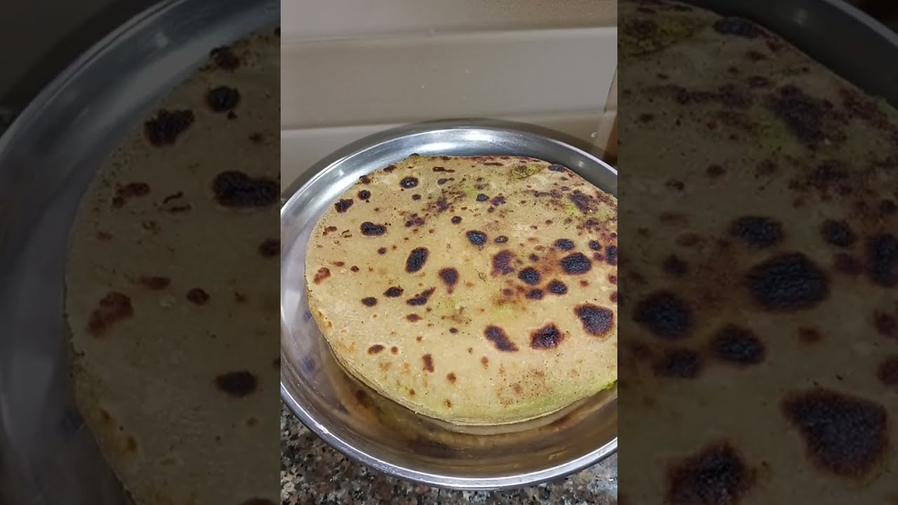 फुले फुले मुलायम आलू मटर का भरवा पराठा।aaloo matar paratha।