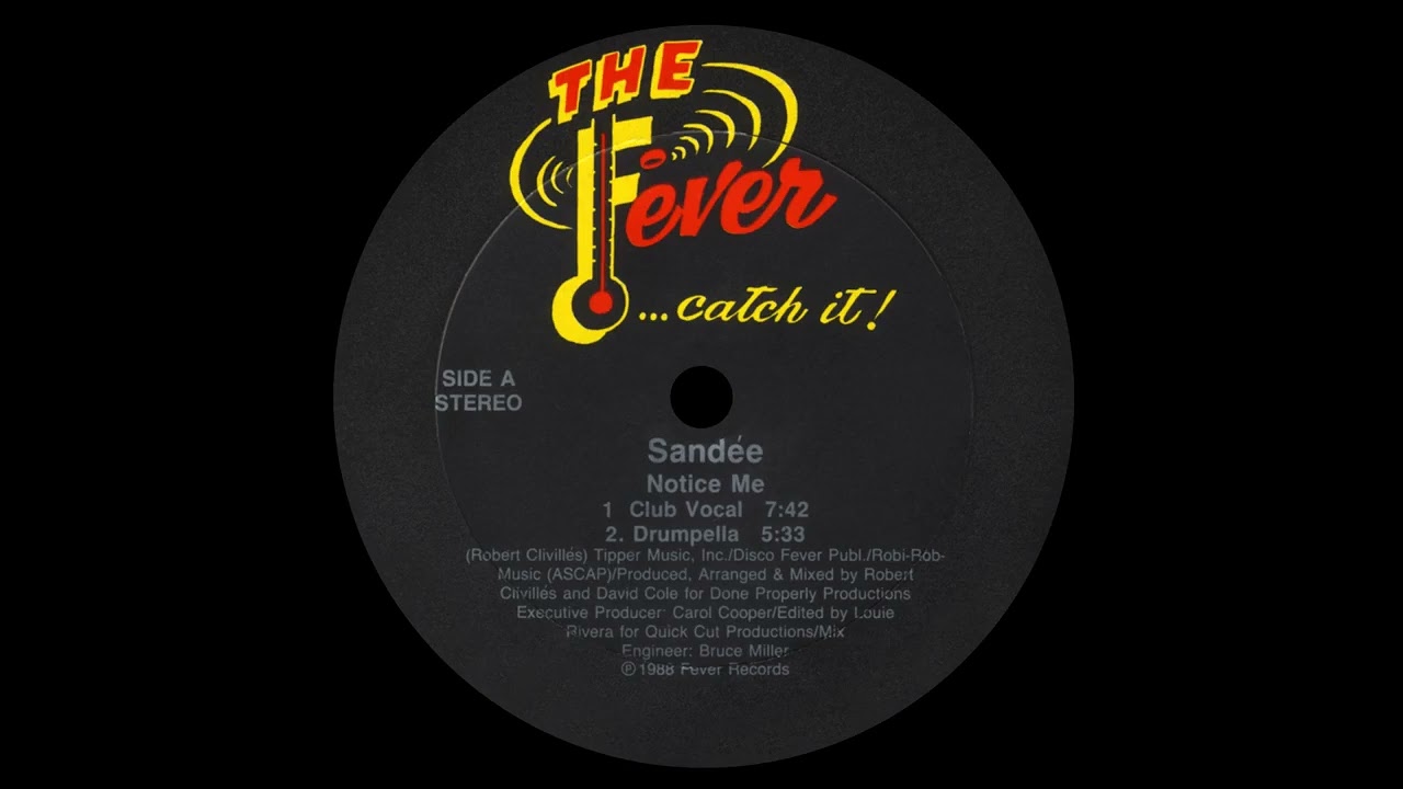 Sandee  -  Notice Me (Notice the House Mix) 1988