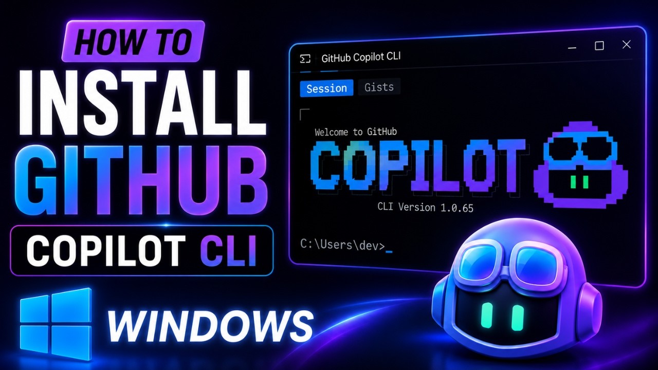 How to Install and Use GitHub Copilot CLI on Windows 10/11