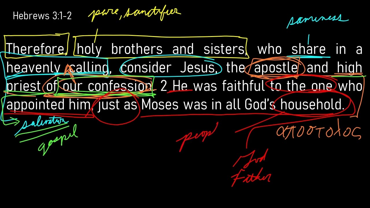 Hebrews 3:1-6 // Jesus is Greater than Moses