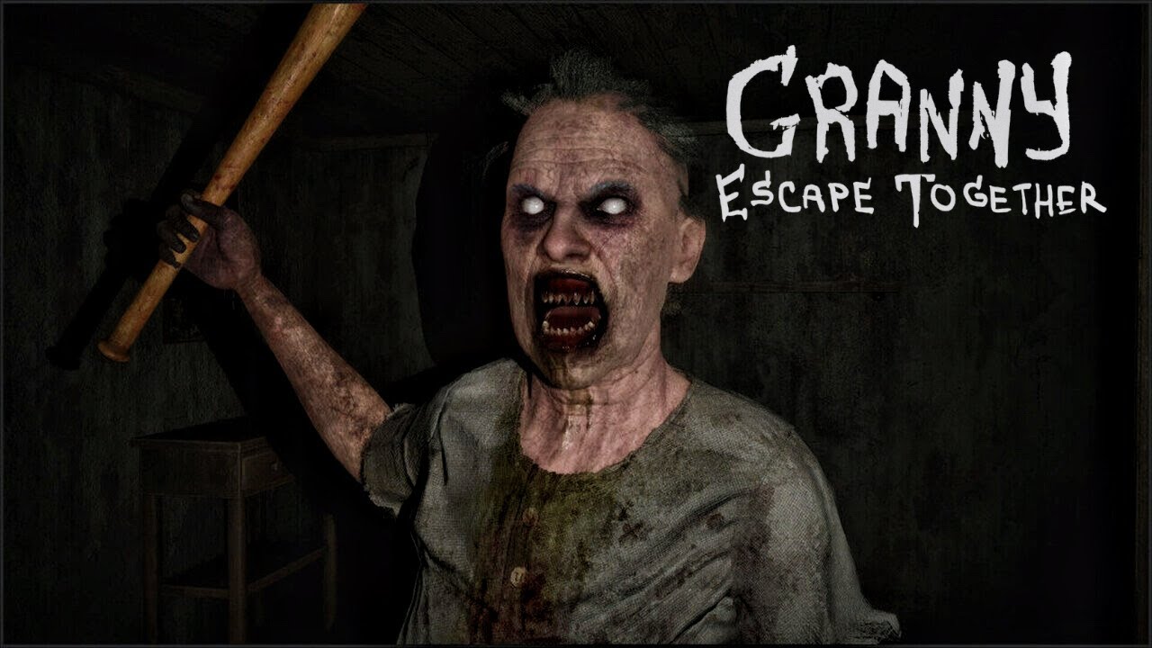 We escaped !!! (Granny escape together)