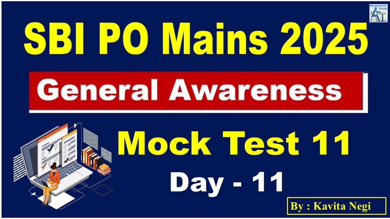 SBI PO Mains 2025 &ndash; General Awareness Mock Test (50 Questions) | Part 11 of 15 | Practice & Learn