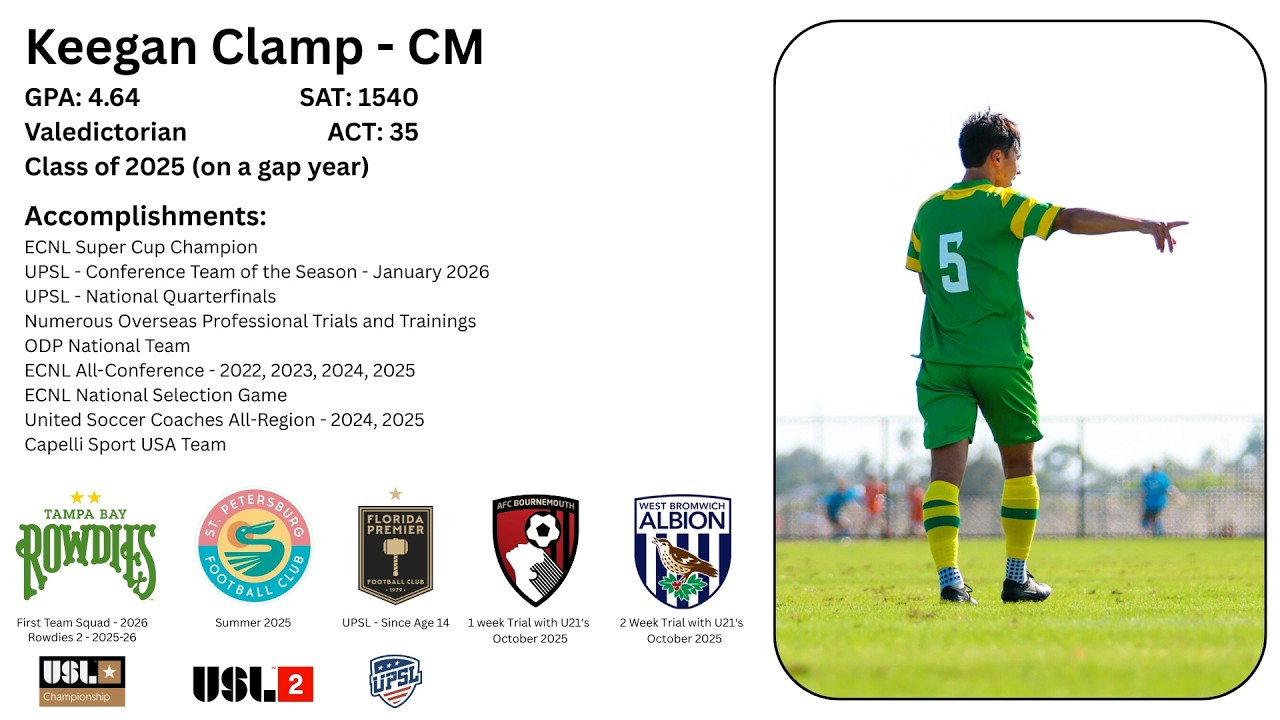 Keegan Clamp - Highlight Video - Center Mid