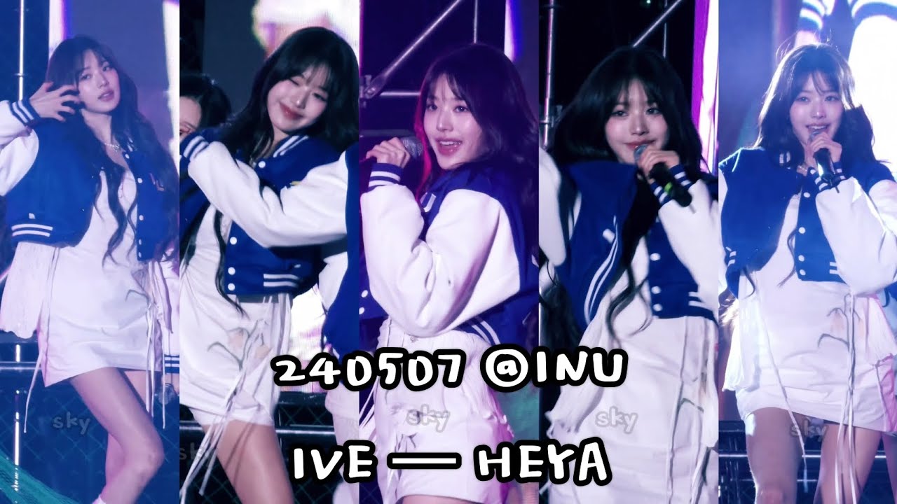 240507 IVE 아이브 HEYA 해야 JANG WONYOUNG 장원영 직캠 | 인천대학교축제 #아이브 #장원영
