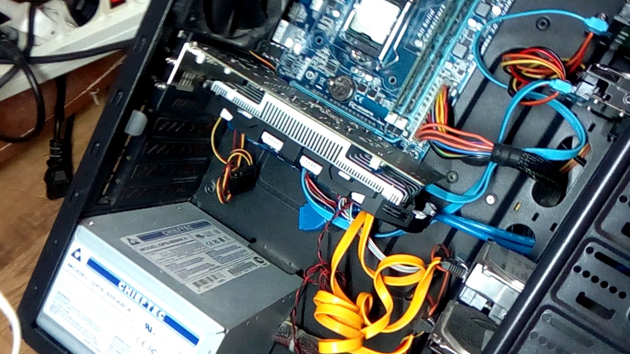 Установка Core i5 3470 с ebay и первый запуск.