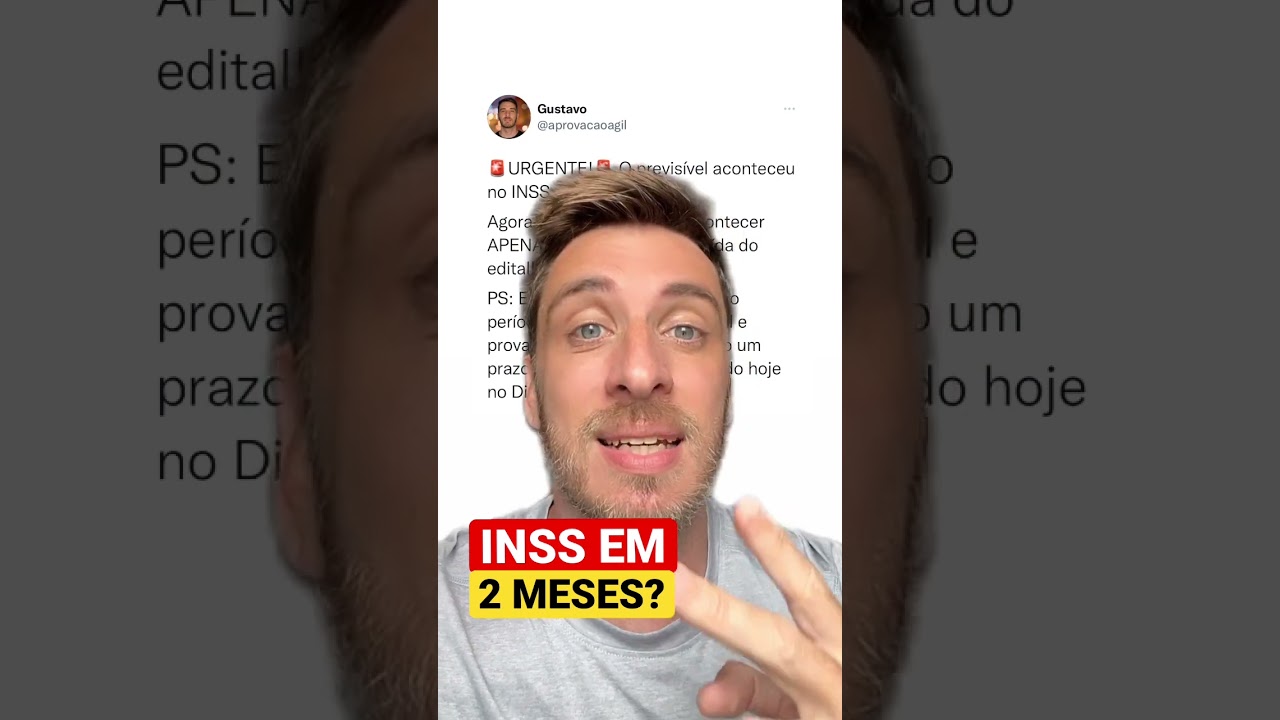 URGENTE! INSS EM 2 MESES? #concurso #concursos #concurseiro #concurseira #inss2022