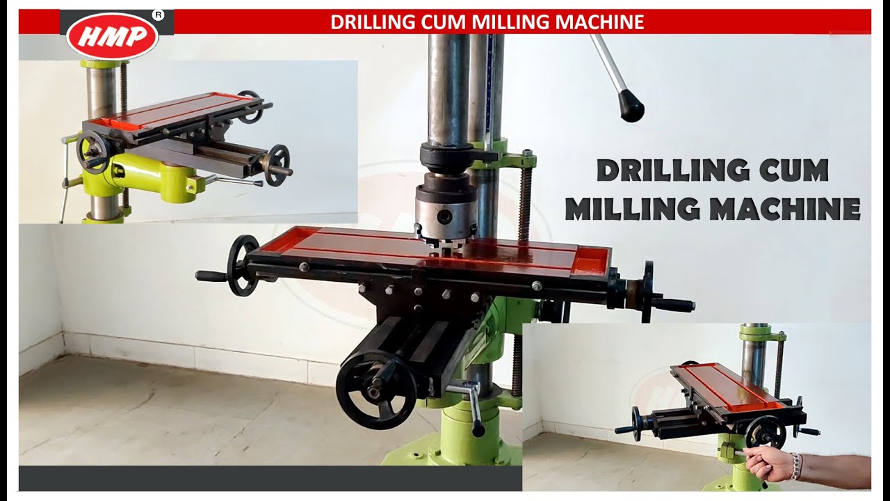 HMP-26B Drilling Machine Cum Milling Machine (Key-Way Attachment)
