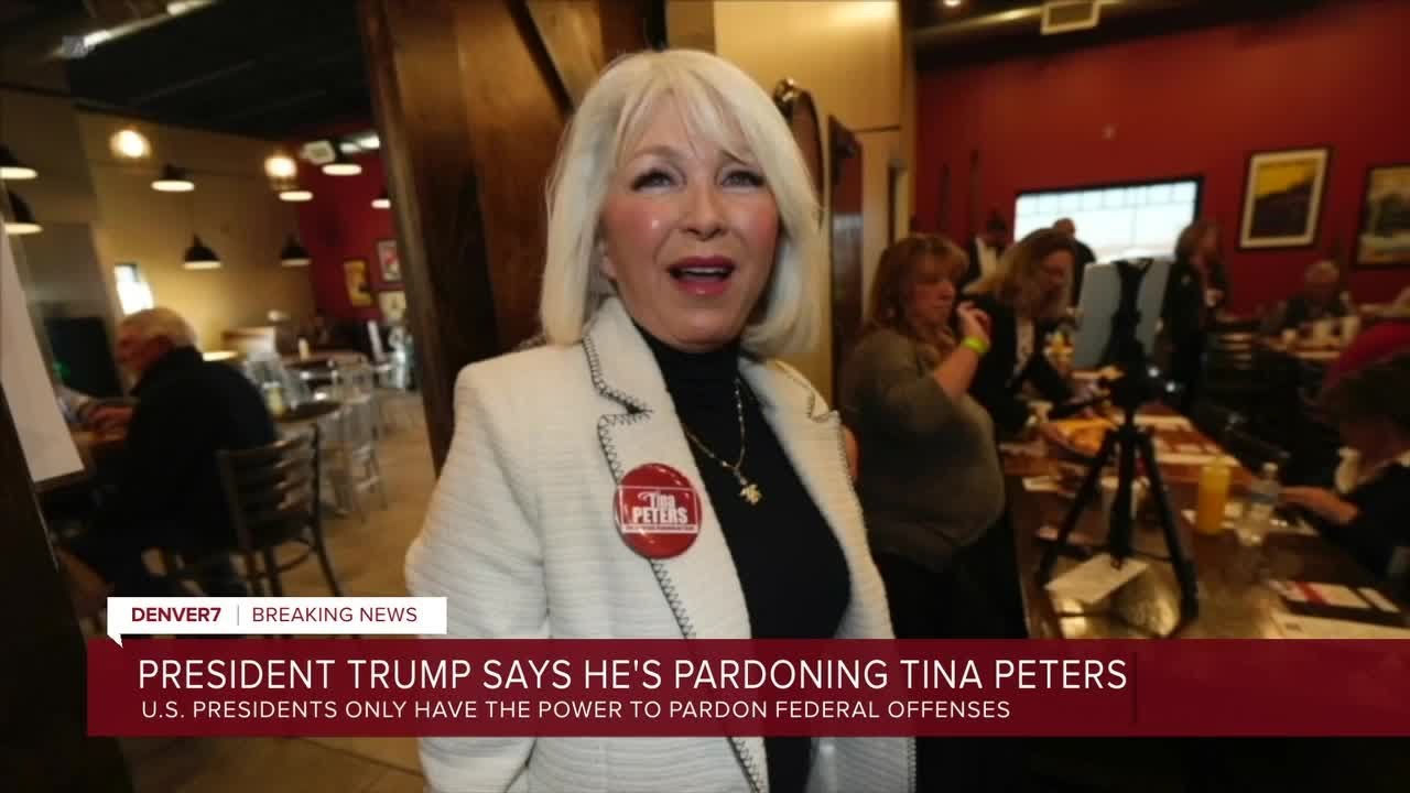Trump says he’s pardoning Tina Peters. Legal experts say he can't do that.