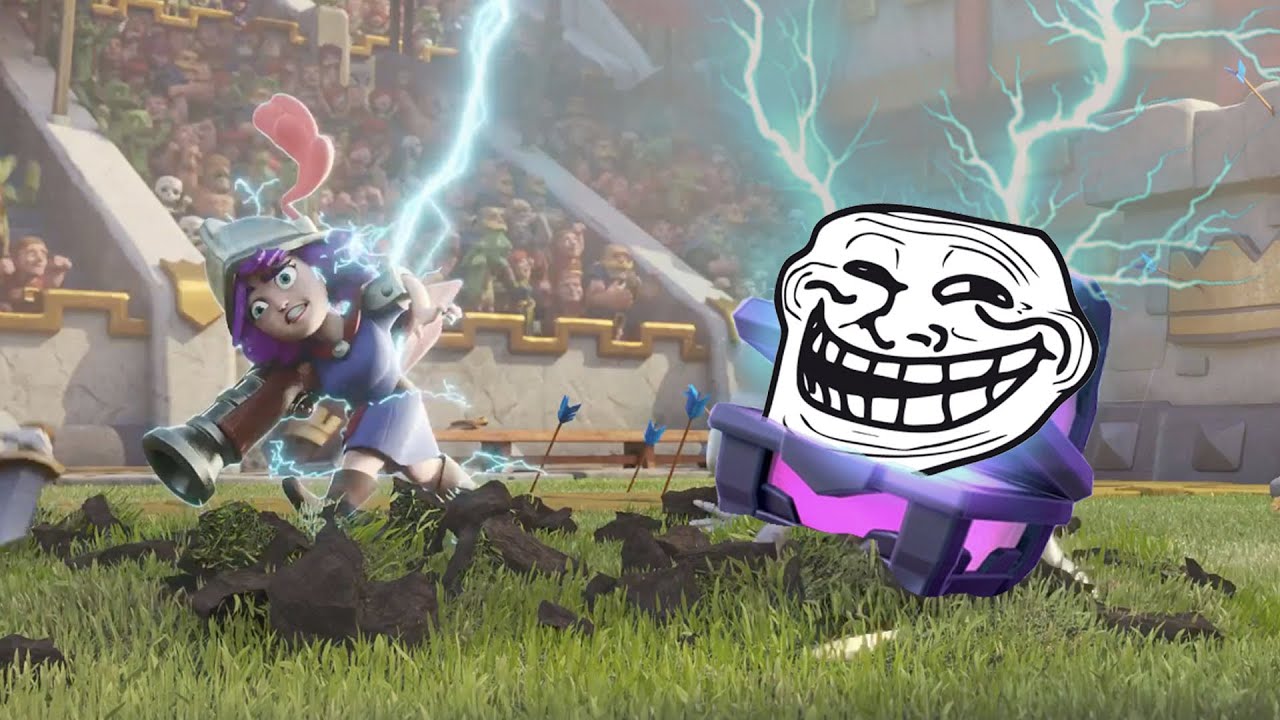 ¡¡MAZO ELECTRIZANTE!! - ESTOY ENORME CON ESTE MAZO | Cofre Troll | Clash Royale | Español