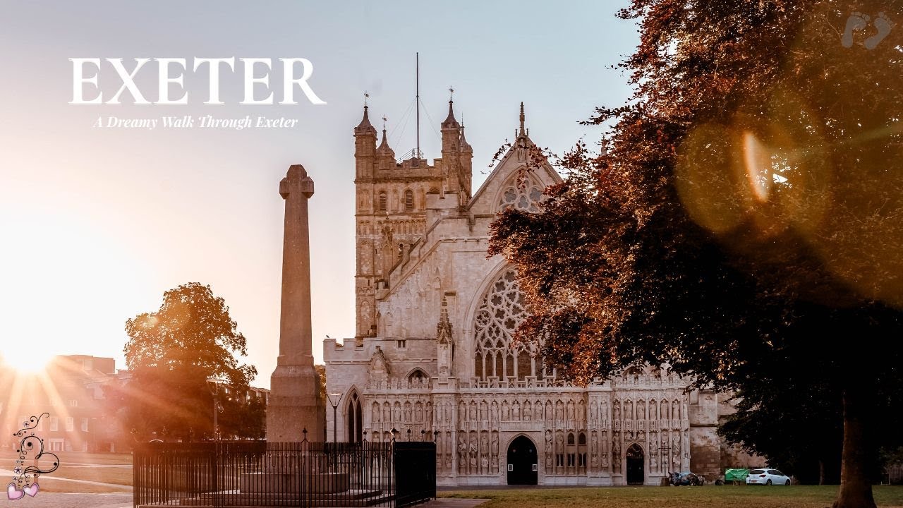 EXETER &ndash; A Soft & Dreamy Walk Through Devon&rsquo;s Historic City (No Talking, 4K)