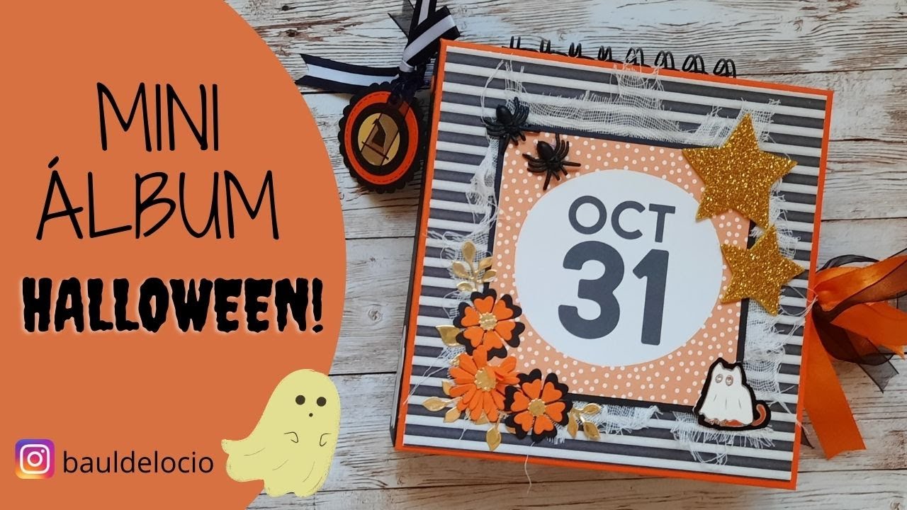 🎃  TUTORIAL: MINI ÁLBUM HALLOWEEN SCRAPBOOKING