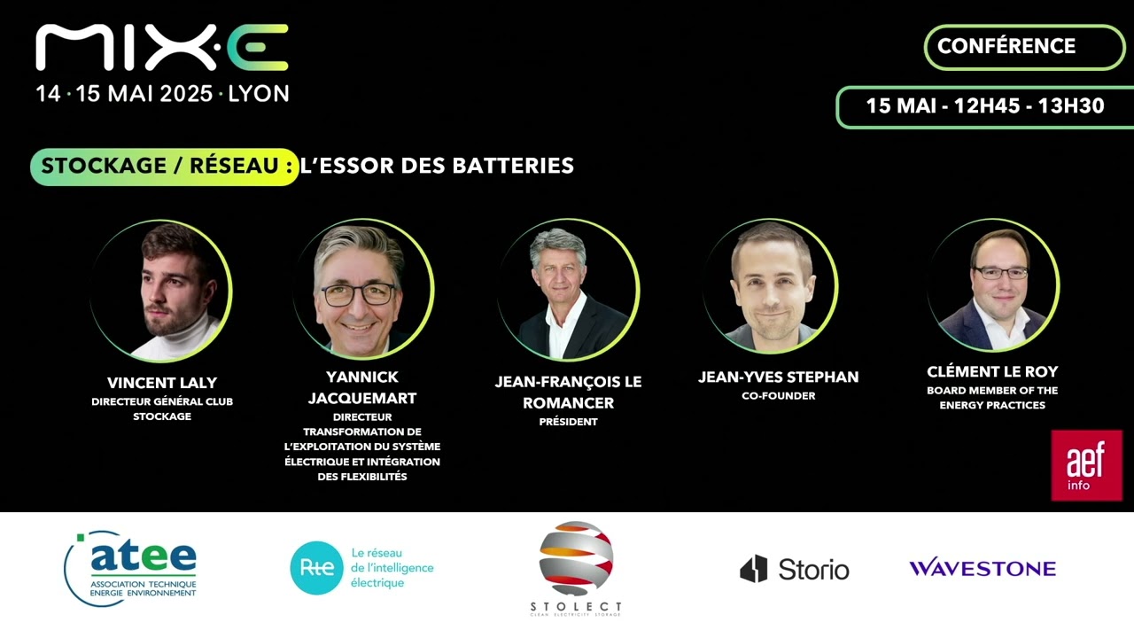 Stockage / réseau : l’essor des batteries