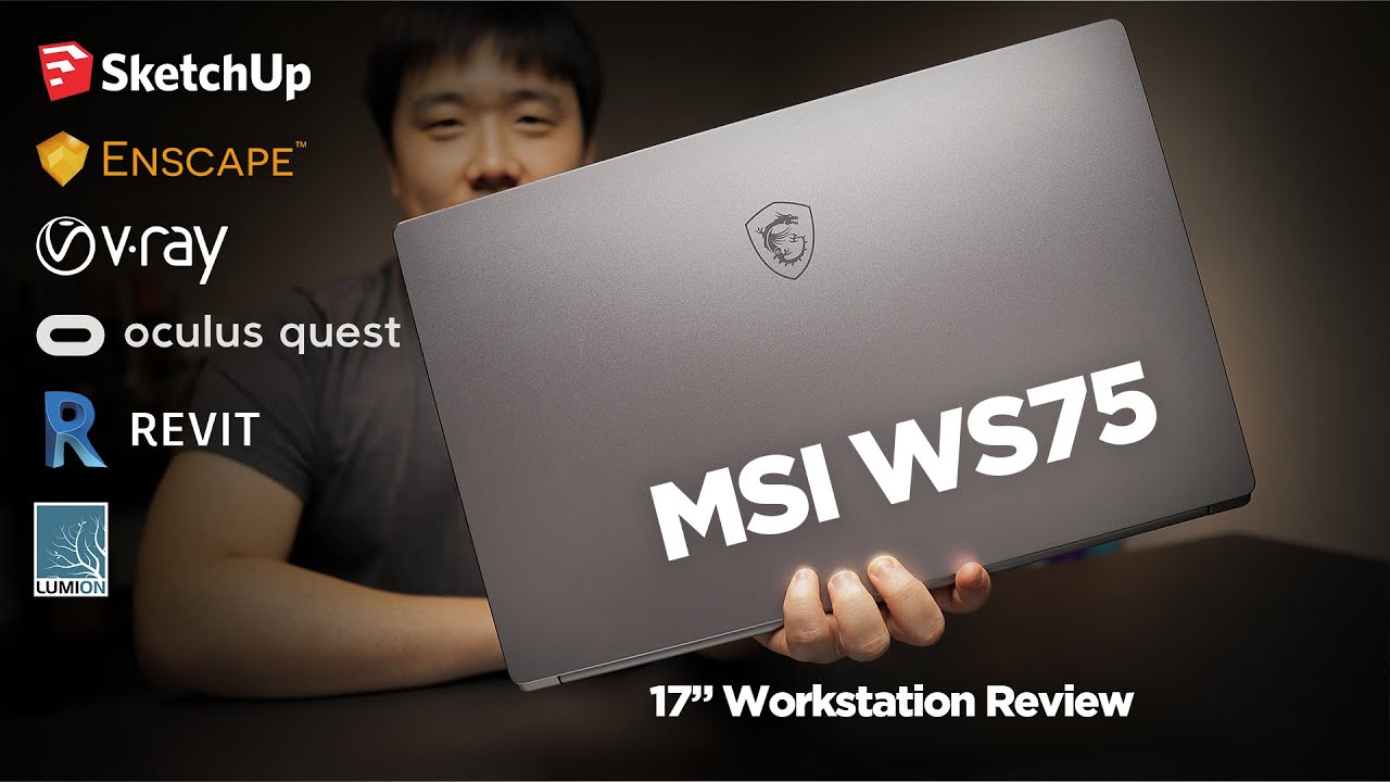 MSI WS75 Workstation Laptop Review - Testing for 3D Modeling, Rendering, and VR
