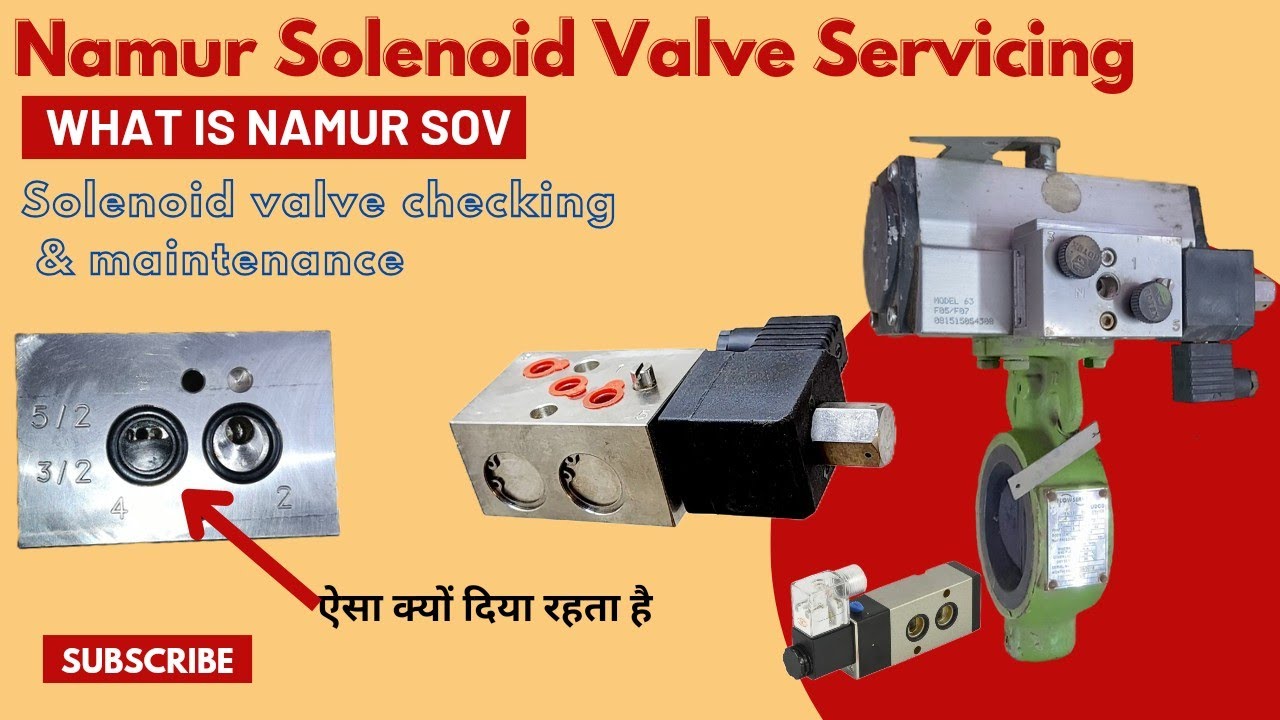 Namur Solenoid working & Servicing | disc type solenoid #solenoidvalve #sov #instrumentation