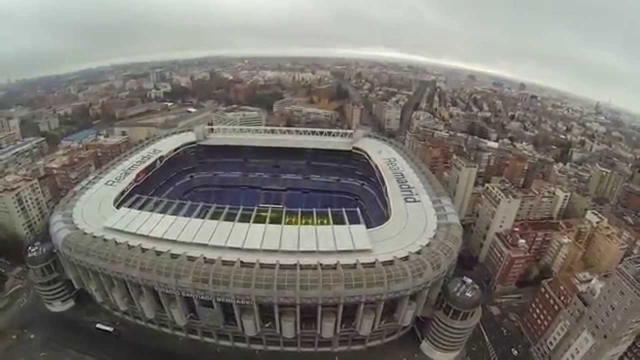 Estadio santiago bernabéu Stadium Real Madrid C F  Filmed with DJI Phantom Drone + GoPro 3 Black