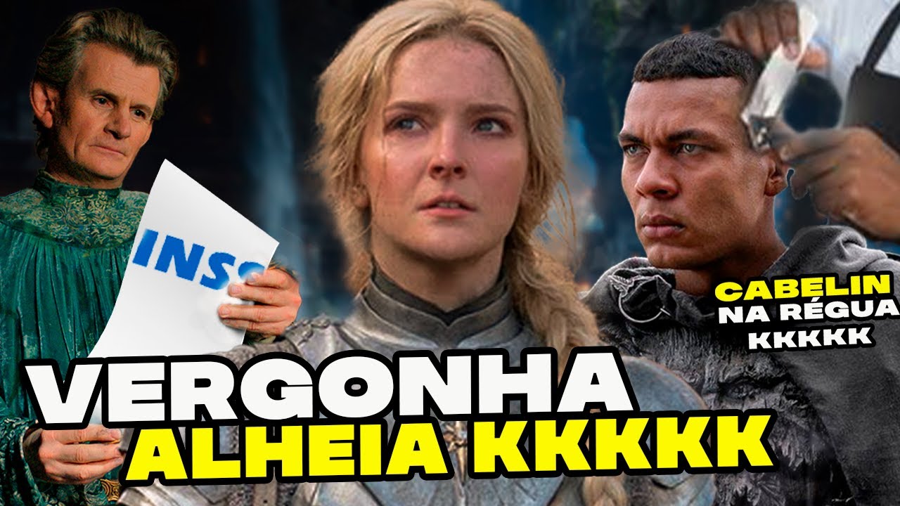 ASSISTI ANÉIS DE PODER 1ª TEMPORADA E FIQUEI COM VERGONHA KKKKKKKK