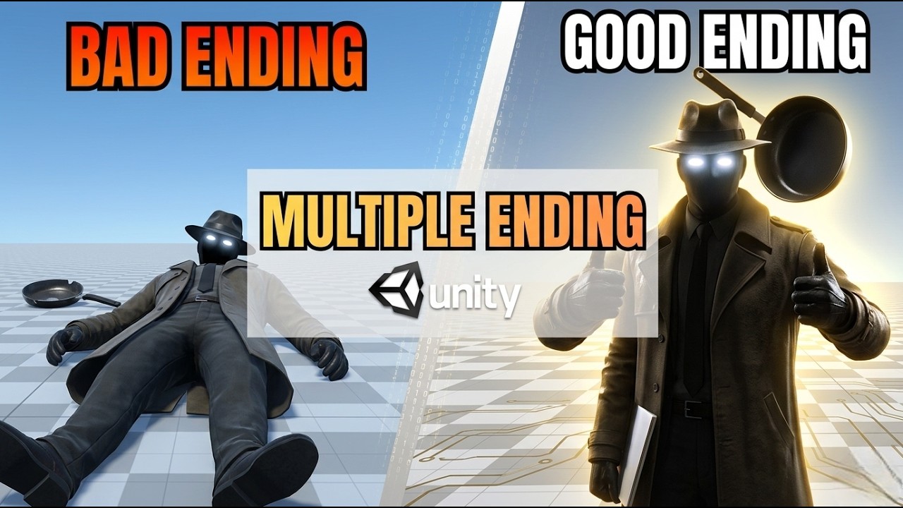 Как создать несколько концовок в Unity | Сохранение и загрузка выбора игрока