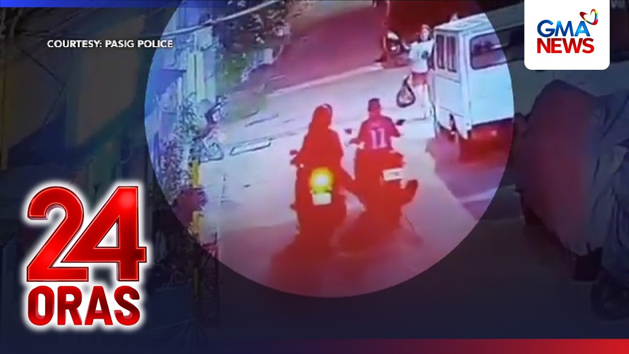 Magkahiwalay na pagtangay sa 2 motorsiklo, nahuli-cam sa Pasig City | 24 Oras